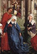 Rogier van der Weyden Seven Sacraments Altarpiece painting
